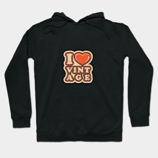 I Love Vintage i heart Hoodie